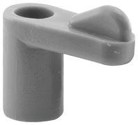 Make-2-Fit PL 7743 Window Screen Clip with Screw, Plastic, Gray, 12/PK