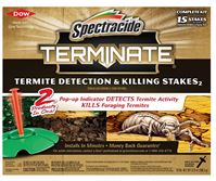 Spectracide HG-96115 Termite Detection and Killing Stake, Solid, Odorless, Brown/Tan