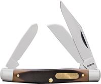 OLD TIMER 34OT Folding Pocket Knife, 2.4 in L Blade, 7Cr17 High Carbon Stainless Steel Blade, 3-Blade