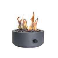 Seasonal Trends 52071 Umbrella Hole Tabletop Fire Bowl, 10 in OAW, 10 in OAD, 4.17 in OAH, Round, Propane