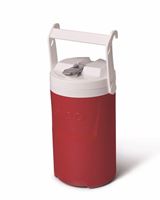 IGLOO Legend 00002204 Beverage Cooler, 1 gal Cooler, Flip Spigot, Plastic, Red/White