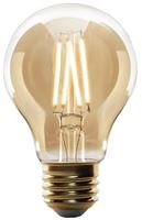 Feit Electric AT19/VG/LED LED Bulb, Decorative, A19 Lamp, 25 W Equivalent, E26 Lamp Base, Dimmable, Amber, Pack of 4