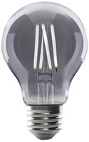 Feit Electric AT19/SMK/VG/LED LED Bulb, Decorative, A19 Lamp, 25 W Equivalent, E26 Lamp Base, Dimmable, Smoke, Pack of 4