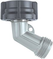 Gilmour 801604-1001 Hose Connector, Die-Cast Zinc, Nickel, For: Garden Hose