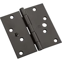 HINGE DOOR SQUARE BLACK 4IN