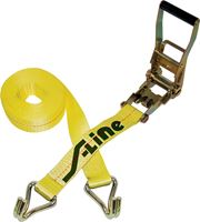 Ancra 500 Series 557-WHK Strap, 2 in W, 27 ft L, Polyester, 3333 lb Working Load, Hook End