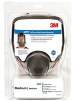 3M TEKK Protection 68P71PA1-A/68P71 Full Face Paint Respirator, M Mask, P95 Filter Class, Black