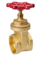 B & K 100-011 Gate Valve, 4 in Connection, Threaded, 125, 200 psi Pressure, Brass Body