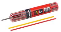 Hultafors 650120 Dry Marker Refill, Graphite/Red/Yellow