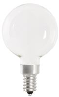 Feit Electric BPG1660W927CAFIL2 LED Light Bulb, G16.5 Mini Globe Lamp, 60 W Equivalent, E12 Candelabra Lamp Base, Frost, 2/PK