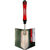 Wallboard Tool 82-030 Corner Tool, 4 in W Blade, 5 in L Blade, Stainless Steel Blade, Soft Grip Handle