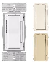 Eaton WFD30-C2-SP-L Smart Dimmer Switch, 1-Pole, 3-Way, 120 VAC, 60 Hz, Wi-Fi, Light Almond/Ivory/White