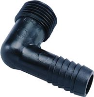 Orbit 94359 Elbow, 1/2 in Connection, MNPT x Barb, Plastic, Black