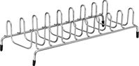 ClosetMaid 53482 Lid and Plate Organizer, 13-1/8 in L, 3-1/8 in W, 5-1/4 in H, Steel, Satin Chrome, Pack of 6