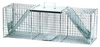 Havahart 1045 Large Animal Trap, 36 in L, 10 in W, 12 in H, Spring Loaded Door