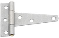 National Hardware N128-777 T-Hinge, 27/32 in W Frame Leaf, 2-1/4 in H Frame Leaf, Galvanized Steel, Tight Pin, 18 lb