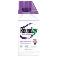 Roundup 5008510 Weed and Grass Killer Super Concentrate, Liquid, Spray Application, 1/2 gal Bottle 