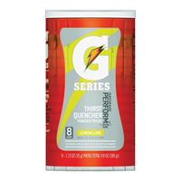 Gatorade 13163 Thirst Quencher Instant Powder Sports Drink Mix, Powder, Lemon-Lime Flavor, 1.34 oz Pack, Pack of 8 