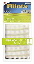 Filtrete CL20-4 Air Filter, 12 in L, 24 in W, 7 MERV, 600 MPR, Pack of 4