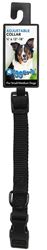 Boss Pet PDQ 2938003 Adjustable Dog Collar, 12 to 18 in L Collar, 5/8 in W Collar, Nylon, Black