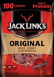 Jack Links 10000008418 Snack, Jerky, Original, 1.25 oz, Pack of 10