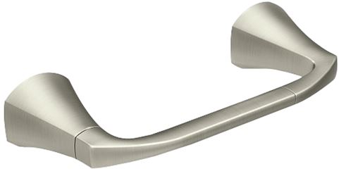 Moen Lindor MY8708BN Pivoting Paper Holder, Zinc, Brushed Nickel, Wall Mounting