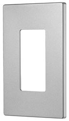 Eaton Cooper Wiring PJS PJS26SG-SP-L Wallplate, 4-7/8 in L, 3-1/8 in W, 1 -Gang, Polycarbonate, Silver Granite, Pack of 10