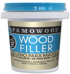 Famowood 40042142 Wood Filler, Paste, Walnut, 0.25 pt
