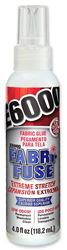 E6000 FABRI-FUSE 565004 Glue, Clear/Cloudy White, 4 fl-oz Bottle, Pack of 6