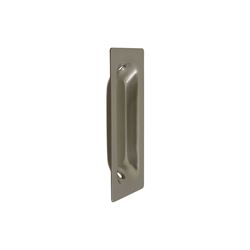 National Hardware N335-612 Door Pull, 1.37 in W, 0.37 in D, 3-1/4 in H, Steel, Satin Nickel