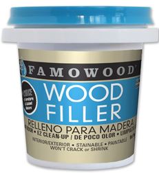 Famowood 40042112 Wood Filler, Paste, Cherry/Dark Mahogany, 0.25 pt