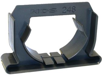 NDS 248 Channel Coupling, 4 in, PVC, Gray