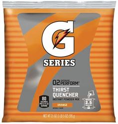 Gatorade 03970 Thirst Quencher Instant Powder Sports Drink Mix, Powder, Orange Flavor, 21 oz Pack, Pack of 32