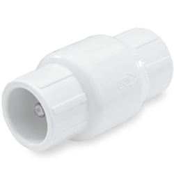 NDS 1011-20 Check Valve, 2 in, Slip Joint, 200 psi Pressure, PVC Body