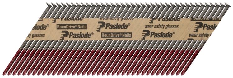 Paslode 650830 Framing Nail, 3 in L, 10 ga Gauge, Steel, Bright, Full-Round Head, Smooth Shank