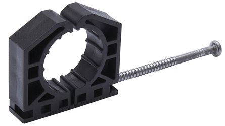 B & K P25-100HC Full Pipe Clamp, Polypropylene, 1 in Pipe/Conduit