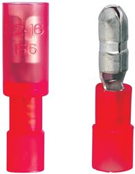 Gardner Bender 20-161P Bullet Splice Connector, 600 V, 22 to 18 AWG Wire, 5/32 in Stud, Red