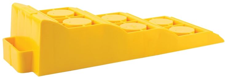Camco 44573 Tri-Leveler, Plastic, Yellow, Pack of 2