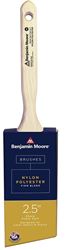 Benjamin Moore U61725-017 Paint Brush, Firm Brush, 2-15/16 in L Bristle, Nylon/Polyester Bristle, Angle Sash Handle