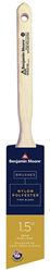 Benjamin Moore U61715-017 Paint Brush, Firm Brush, 2-7/16 in L Bristle, Nylon/Polyester Bristle, Angle Sash Handle