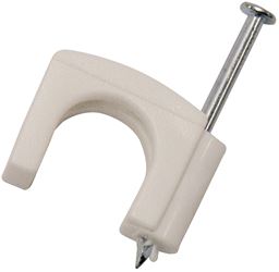 Gardner Bender PR-50 Staple, 7/16 in W Crown, Polyethylene