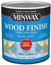 Minwax 108110000 Wood Stain, Solid Stain, Pure White Tint, Liquid, 32 fl-oz, Pack of 4