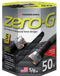 Zero-G 4001-50 Garden Hose, 50 ft L, Vinyl, Gray