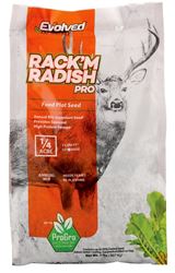 Evolved RackM Radish Pro Series EVO81003 Food Plot Seed, Sweet Flavor, 2 lb