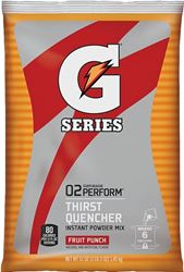 Gatorade 33690 Thirst Quencher Instant Powder Sports Drink Mix, Powder, Fruit Punch Flavor, 51 oz Pack, Pack of 14