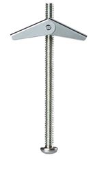 Cobra Anchors 086M Spring Toggle Bolt, 3 in L, Steel, 95 lb