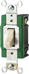 Eaton Cooper Wiring WD3032V Toggle Switch, 277 VAC, Back, Side Terminal, Polycarbonate Housing Material, Ivory