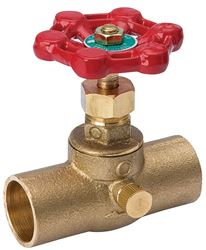 Southland 105-603NL Stop and Waste Valve, 1/2 in Connection, Compression, 125 psi Pressure, Brass Body