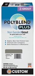 Custom Polyblend PBPG0910 Non-Sanded Grout, Natural Gray, 10 lb Box