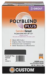 Custom Polyblend PBPG607-4 Sanded Grout, Charcoal, 7 lb Box